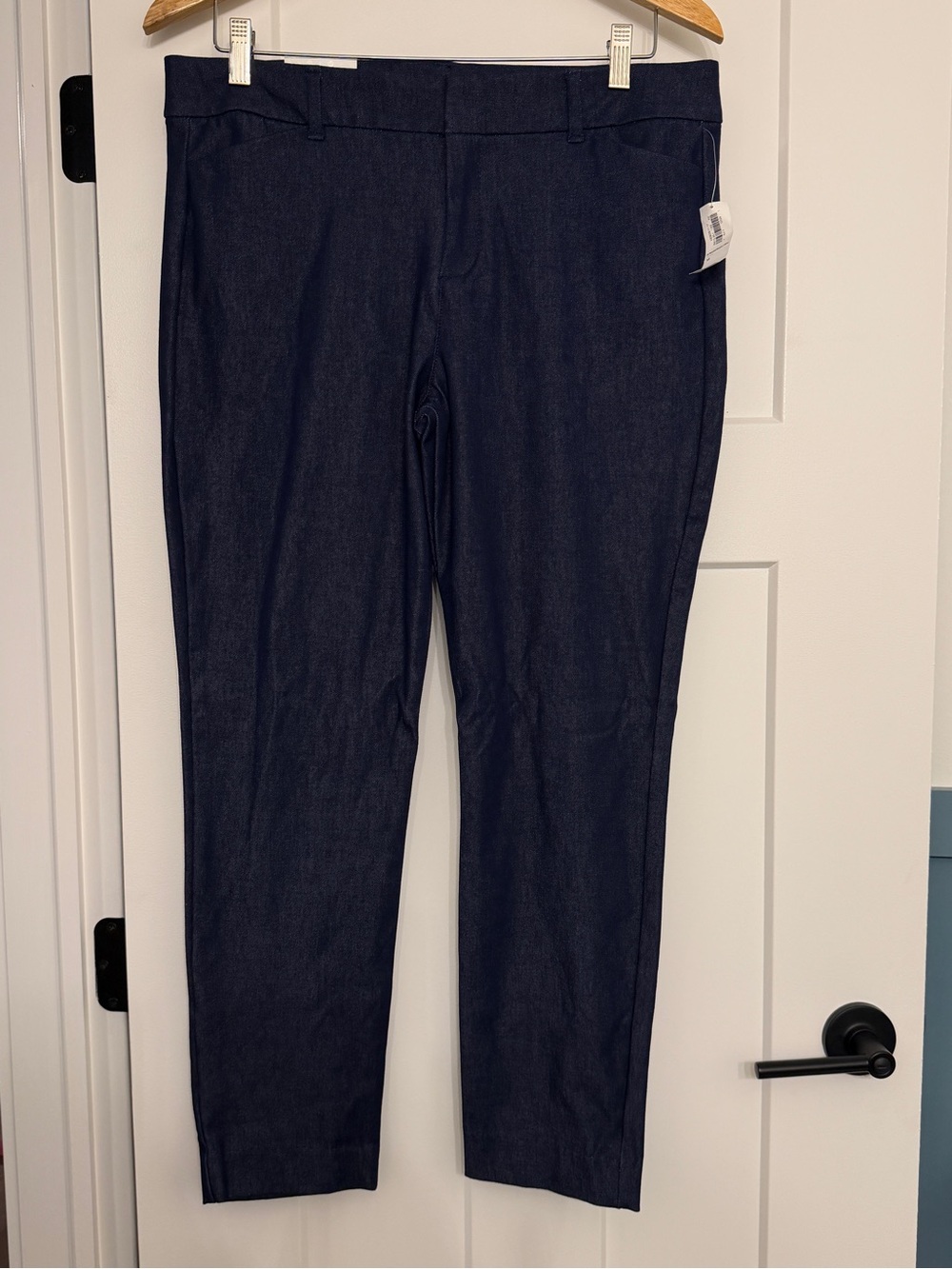 Old Navy NWT Pixie Mid-Rise Ankle Pants Dark Denim Sz 12